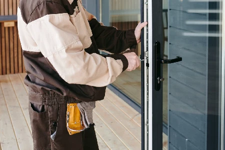 Cleaning And Polishing Glass Door Installation in Lynn Haven, FL